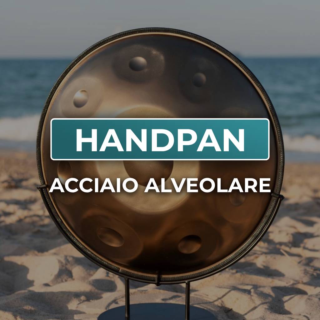 pizza hecha a mano, handpan ocasión, handpan acciaio alveolare