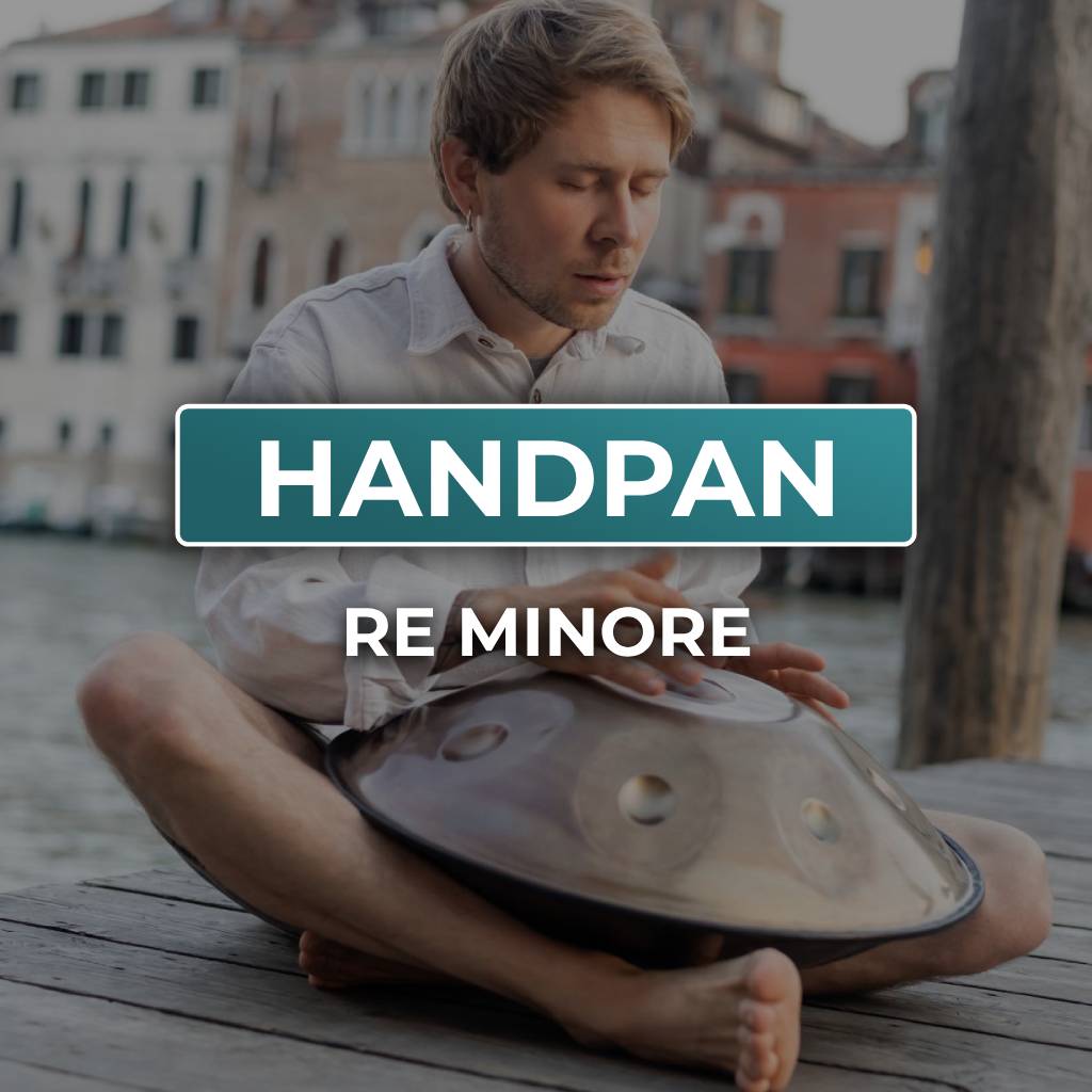 Handpans in Re Minore, handpans; hang hang drum; hang strumento