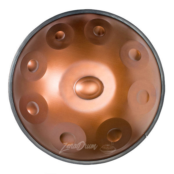 handpan c major, hang drum instrument, frequency 440hz, Bronzo