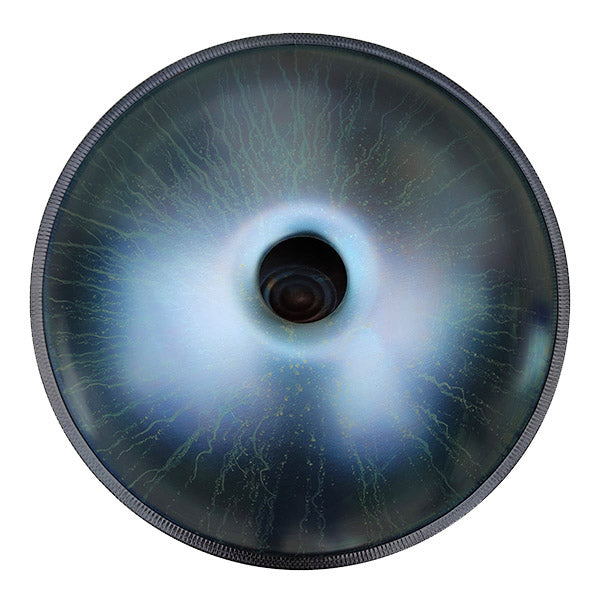 Handpan 10 note blu scuro - Re Minore