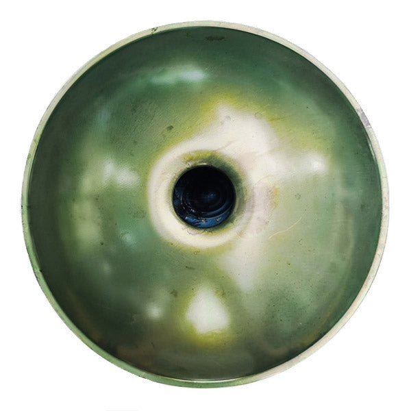 Handpan 10 note verde - Re Minore