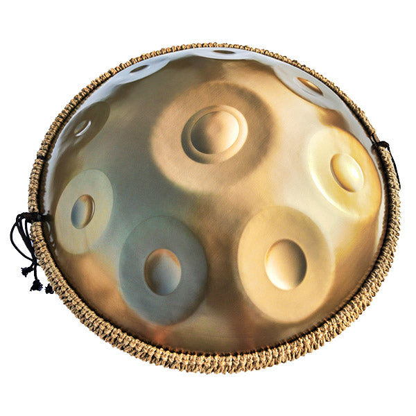 Handpan 17 note dorato - Re Minore