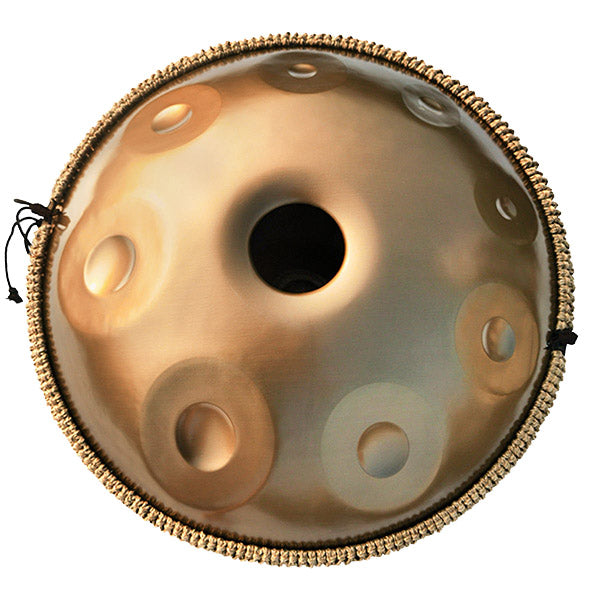 Handpan 17 note dorato - Re Minore